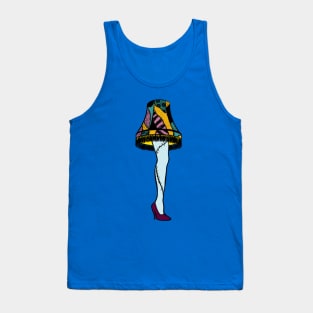 Sally Leg Lamp Nightmare Before A Christmas Story Tank Top